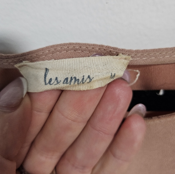 Blush pink tunic dress shirt - Picture 3 of 6